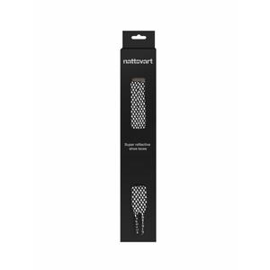 nslace-804-reflective-flat-laces-nattsvart-white-black