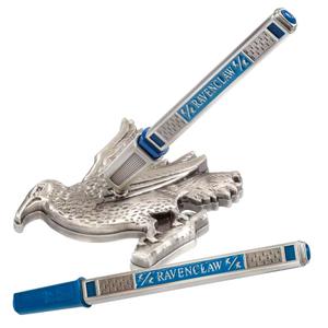 849241002837-pen-with-stand-noble-collection-harry-potter-ravenclaw-silver-blue-10-cm