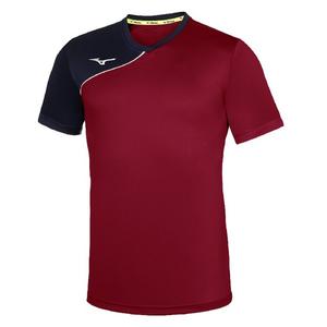 p2ea793066-t-shirt-child-mizuno-team-trad-shukyu-burgundy-navy