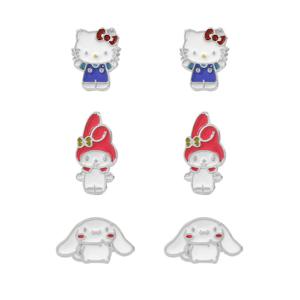 8435507890847-girl-s-earrings-peers-hardy-hello-kitty-friends-x3-pink-one-size