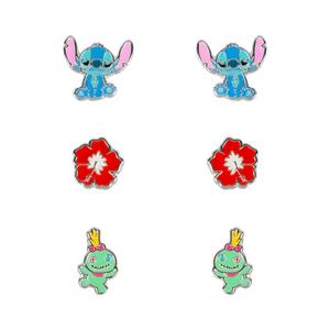 887746846709-girl-s-earrings-peers-hardy-disney-stitch-x3-red-one-size
