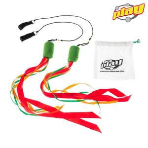 pjpoi-g-vert-poi-soft-ribbons-play-bolas-green-one-size