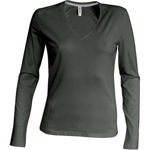 k382-darkkhaki-women-s-long-sleeved-t-shirt-kariban-col-v-dark-khaki