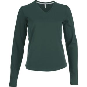 k382-forestgreen-women-s-long-sleeved-t-shirt-kariban-col-v-forest-green