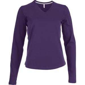 k382-purple-women-s-long-sleeved-t-shirt-kariban-col-v-purple