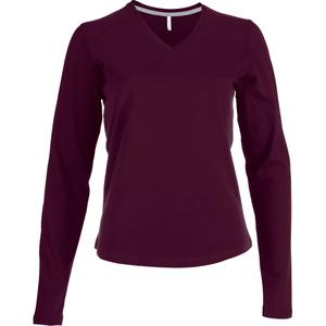 k382-wine-women-s-long-sleeved-t-shirt-kariban-col-v-red-bordeaux