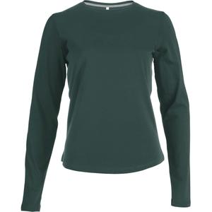 k383-kellygreen-women-s-long-sleeve-t-shirt-kariban-col-rond-dark-green