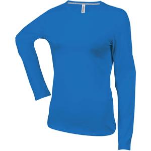 k383-lightroyalblue-women-s-long-sleeve-t-shirt-kariban-col-rond-royal-blue