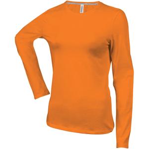 k383-orange-women-s-long-sleeve-t-shirt-kariban-col-rond-orange