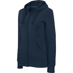 k464-navy-women-s-zip-up-hoodie-kariban-navy-blue