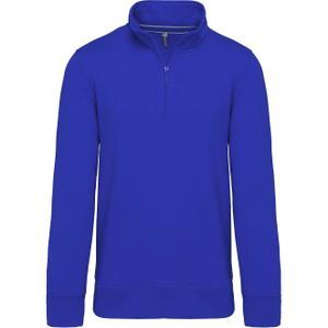 k487-lightroyalblue-cotton-sweatshirt-kariban-col-zippe-royal-blue