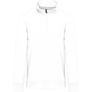 k487-white-cotton-sweatshirt-kariban-col-zippe-white