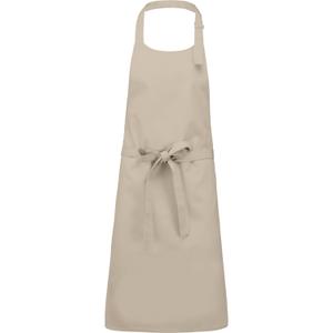 k8000-beige-apron-kariban-polycoton-sans-poche-beige-one-size