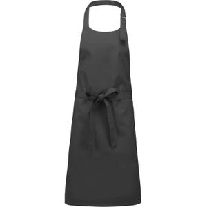 k8000-darkgrey-apron-kariban-polycoton-sans-poche-dark-gray-one-size