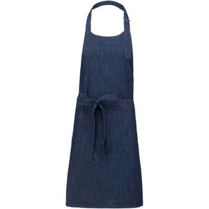 k8000-blackdenim-apron-kariban-polycoton-sans-poche-reglable-black-mottled-one-size