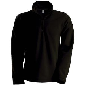 k912-black-fleece-jacket-with-zip-collar-kariban-enzo-black