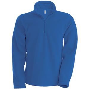 k912-royalblue-fleece-jacket-with-zip-collar-kariban-enzo-royal-blue