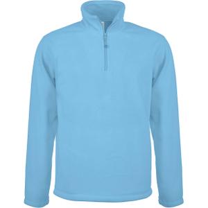k912-skyblue-fleece-jacket-with-zip-collar-kariban-enzo-sky-blue