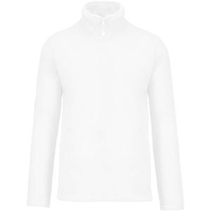 k912-white-fleece-jacket-with-zip-collar-kariban-enzo-white