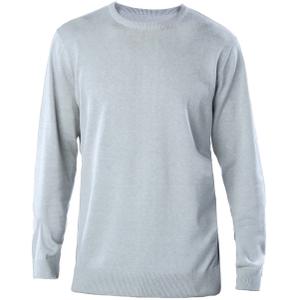k967-greymelange-sweater-kariban-col-rond-light-grey
