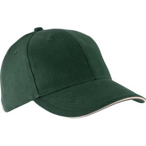 kp011-forestgreen-beige-cap-k-up-orlando-6-panneaux-forest-green-beige-one-size