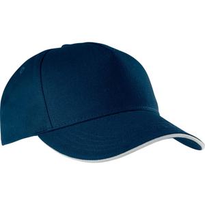 kp130-navy-white-cap-k-up-contraste-5-panneaux-blue-white-one-size