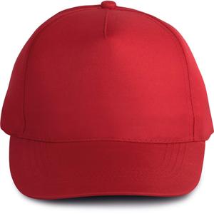 kp157-red-cap-k-up-polycoton-5-panneaux-reglable-red-one-size