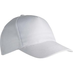 kp157-white-cap-k-up-polycoton-5-panneaux-reglable-white-one-size