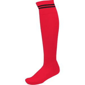 pa015-sportyred-black-striped-sports-socks-proact-light-red-black