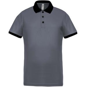 pa489-sportygrey-black-polo-pique-proact-performance-heather-gray-black