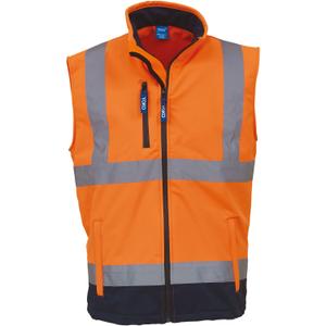 yhv006-hivisorange-navy-safety-vest-yoko-haute-visibilite-orange-blue