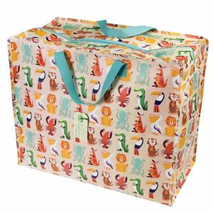 26558-storage-bag-rex-london-jumbo-colourful-creatures-beige-58x28x48-cm