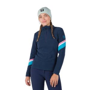 rlnwl05-715-women-s-1-2-zip-fleece-rossignol-strawpile-dark-navy