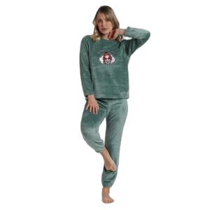 62389-0-001350-women-s-warm-long-sleeve-pyjamas-santoro-london-be-kind-to-the-planet-verde-hoja