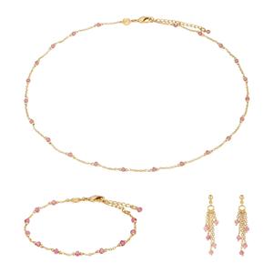 brelg18-coelg18-boelg18-tourmaline-necklace-bracelet-and-earrings-for-women-sloya-elyssa-pink-16-5-20-5-cm