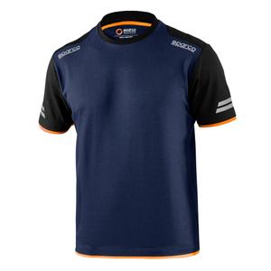 tech-t-shirt-02416-bmaf-t-shirt-sparco-tucson-navy-blue-fluorescent-orange