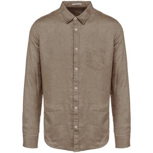 sp504-creamcoffee-linen-shirt-spasso-cream-coffee