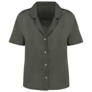sp523-organic-khaki-women-s-linen-bowling-collar-shirt-spasso-organic-khaki