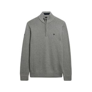 m6110706a-07q-cotton-sweater-with-a-trucker-collar-superdry-heather-gray