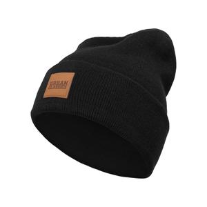 tb626-00007-bonnet-urban-classic-leatherpatch-long-black-one-size