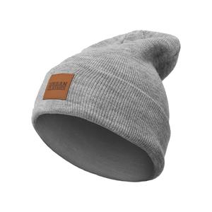 tb626-00111-bonnet-urban-classic-leatherpatch-long-grey-one-size