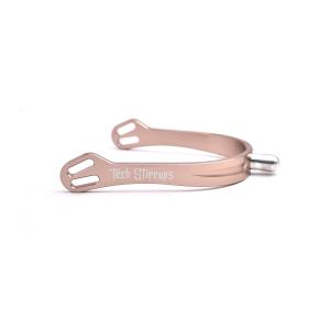 tsvshortrosegold-spurs-for-horse-tech-stirrups-verona-short-rosegold-one-size