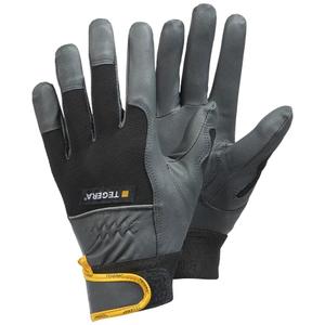 9105-synthetic-leather-protection-gloves-with-velcro-closure-tegera-pro-microthan-black-gray-yellow