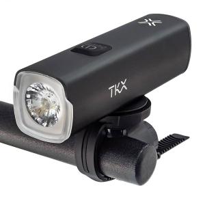 l70-tkx-7171-2-rechargeable-usb-handlebar-front-light-tkx-black-5000-mah