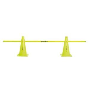 100122801-training-cones-and-1-stick-uhlsport-x2-fluorescent-yellow-one-size