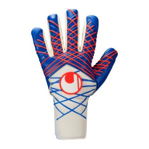 1011328012000-goalkeeper-gloves-uhlsport-prediction-ultragrip-hn-maignan-white-royal-blue-fluorescent-red