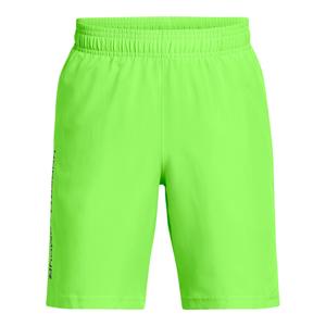 1383341-362-children-s-shorts-under-armour-techtm-woven-wordmark-cyber-green-black