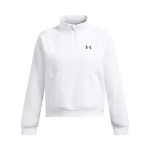 1386505-100-women-s-1-2-zip-sweatshirt-under-armour-fleecer-pro-white-black