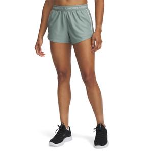 1389882-348-women-s-shorts-under-armour-techtm-play-up-silica-green-hydro-green-white