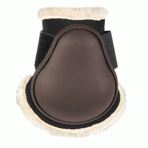 14550021-102-400-synthetic-horse-fetlock-protectors-with-faux-fur-edging-usg-brown